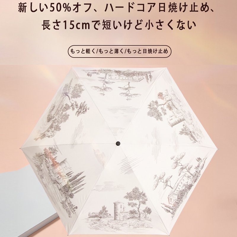 15cm スリム 5 つ折り日傘 - 画像 (9)